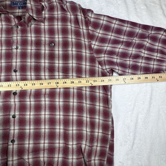 Thornton‎ Bay 100% Rayon Plaid Button Up XL Shirt Vintage Style - Picture 7 of 8